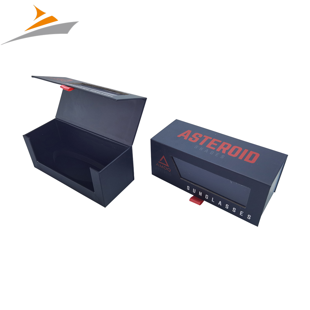 Luxury Custom Small Magnetic Closure Cardboard Box Black Rigid Magnetic Gift Paper Box Packaging