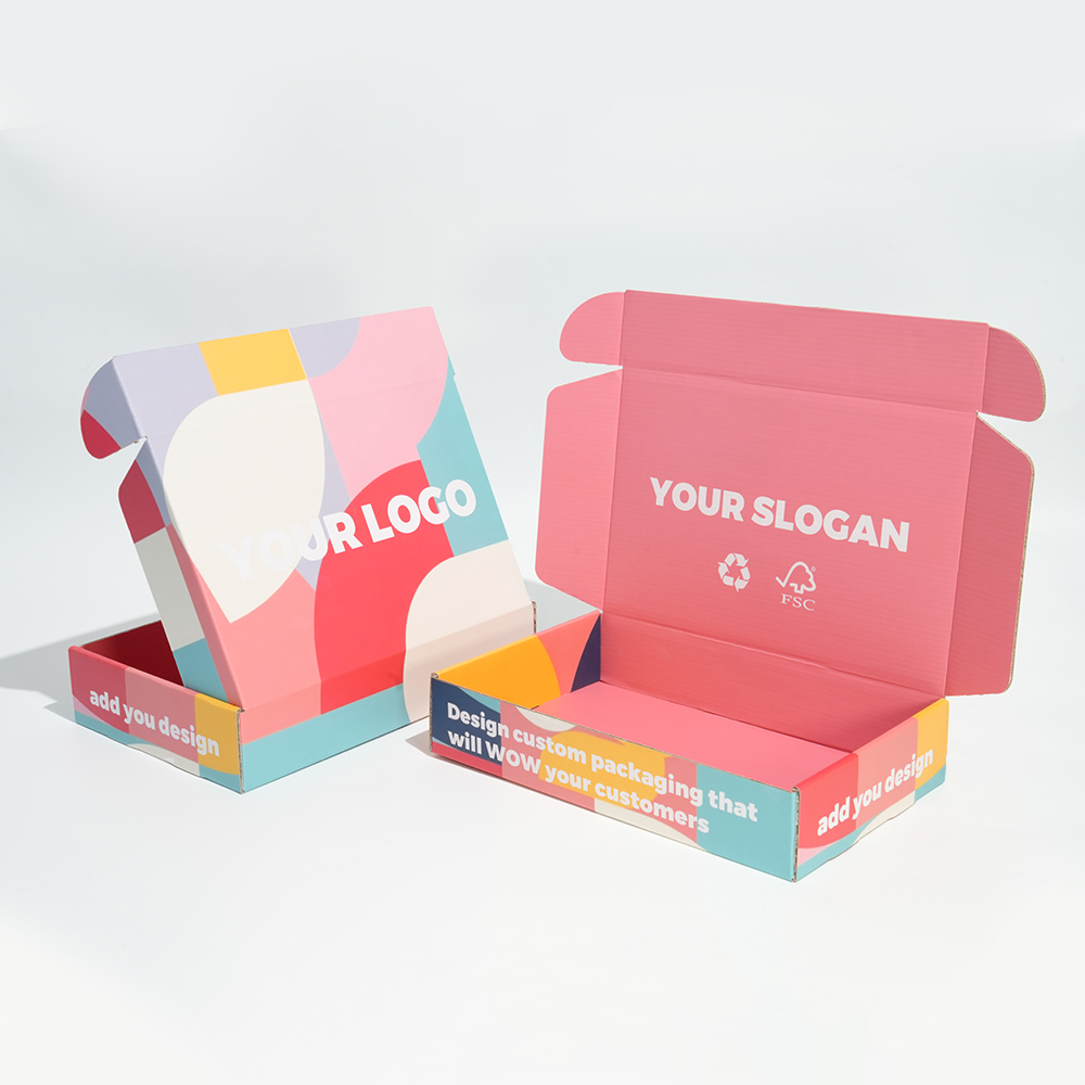Wholesale Custom Size Logo Shipping Boxes Recyclable Paper with Free Design Printing Quality Option for Eco-Friendly Packaging