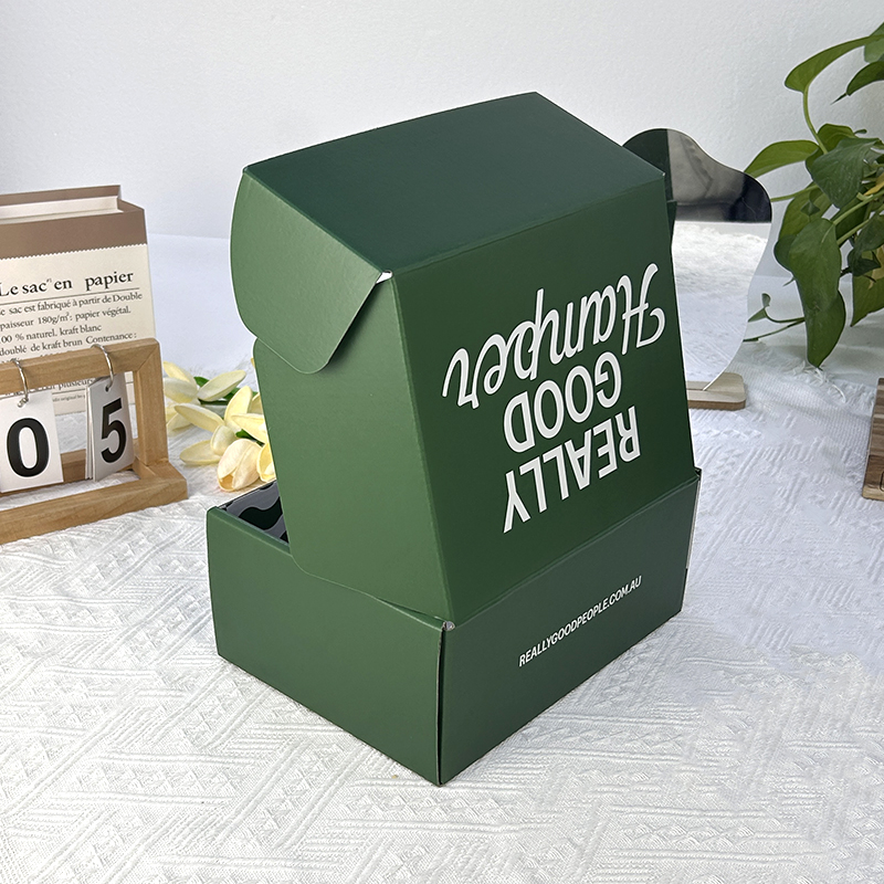 Eco-friendly Recyclable Cardboard Mailer Box Embossed Logo For Skincare Beauty Eco-conscious Shipping Packaging Solutions