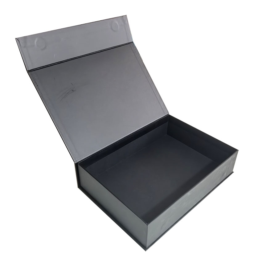 Custom Luxury Rigid Paper Box Gold Logo Print Packaging Magnetic Gift Boxes with EVA Foam Insert