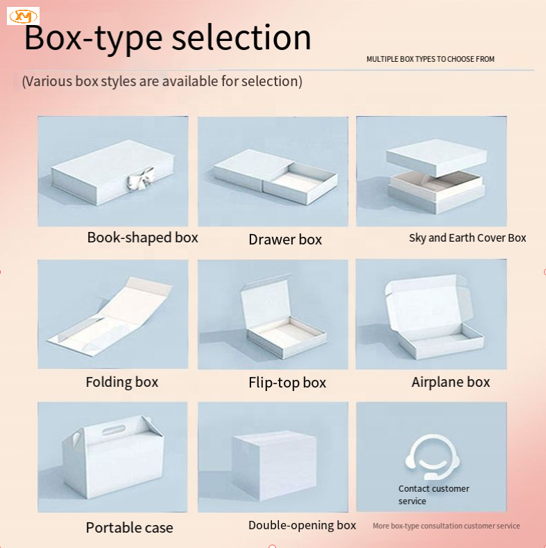 Collapside Magnetic Boxes Printed with Custom logo Foldable Storage Gift Boxes with Ribbons Adhesive Tapes