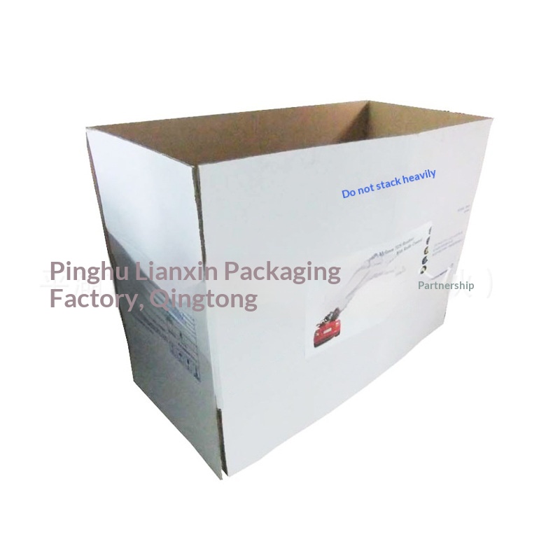 White Cardboard Corrugated Kraft Paper Thickened Gift Boxes with UV Coating Customizable Foldable Packaging for Agriculture Use