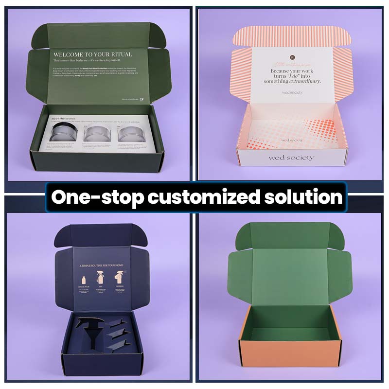 Personalized Custom Packaging Boxes pink Shipping Box Gift Mailer Corrugated Carton Moving Cardboard Box With Logo