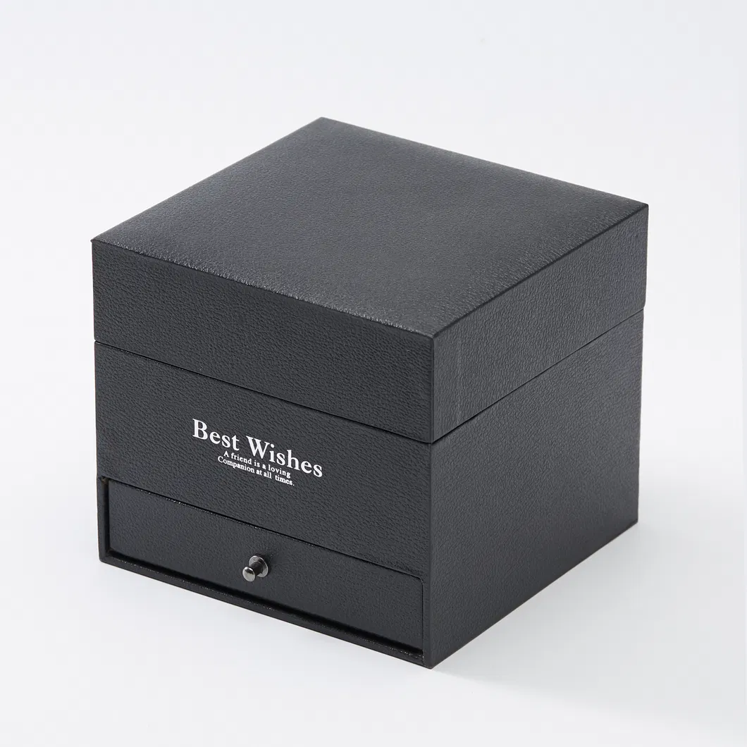Factory Price Luxury Custom Jewellery Gift Box Hot Product Box Black Box Rose Flower Decorate
