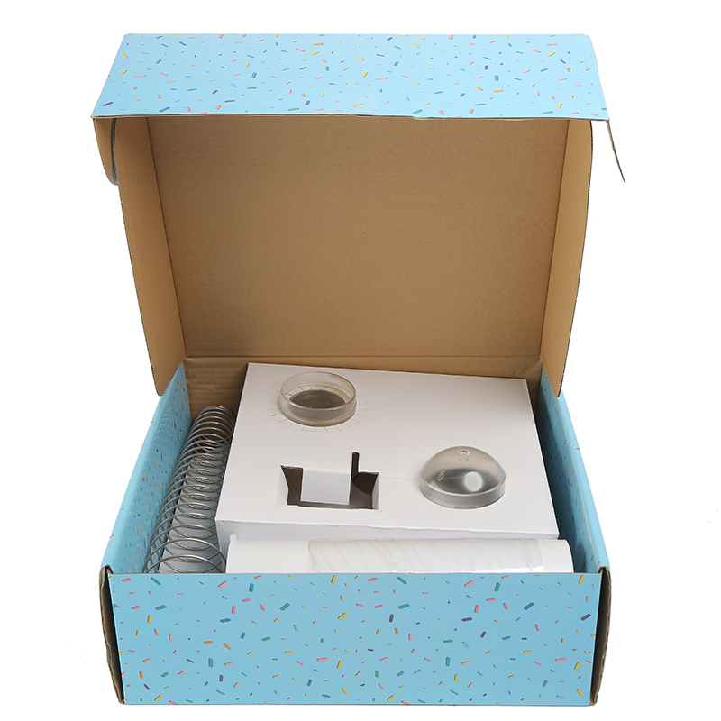 Manufacture Custom Promotional Flat Craft Paper Gift Box with Customized Size