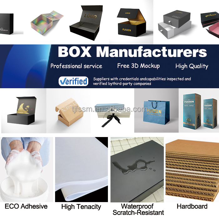 New Custom Design Large Logo Paper Magnetic Folding Box Packaging Luxury Rigid Cardboard Foldable Gift Box