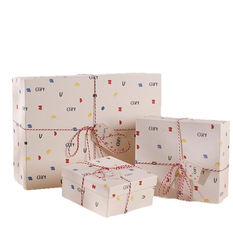 Eco-Friendly Custom Square Box with UV Spot Printing Custom Logo for Gift Packaging