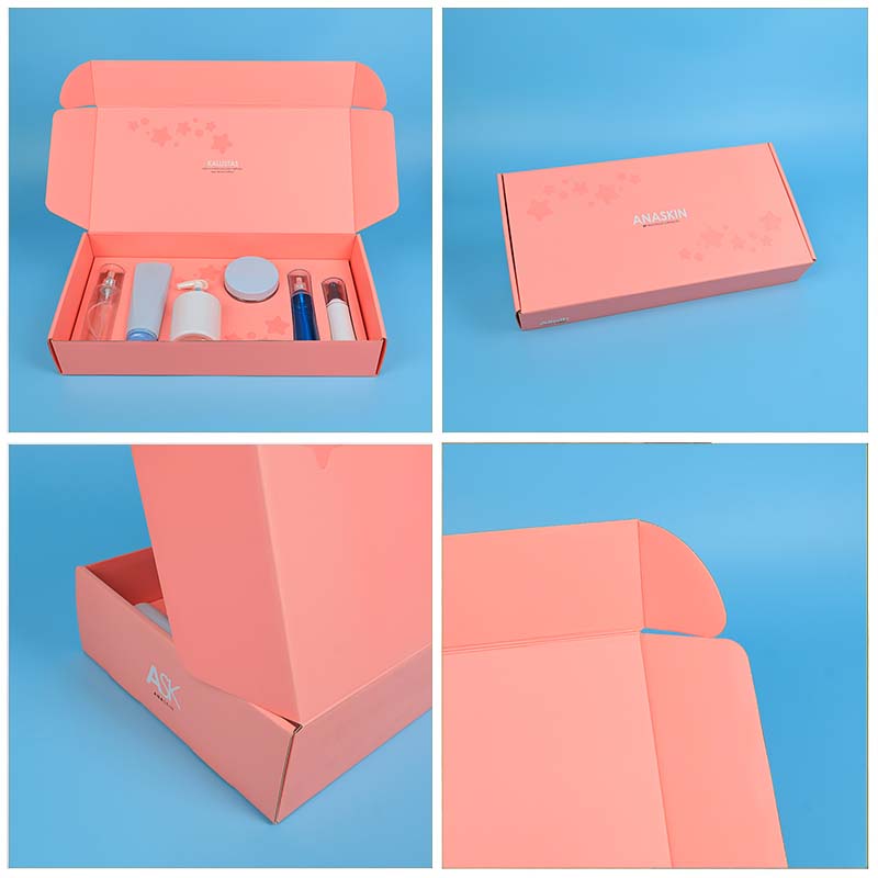 Personalized Custom Packaging Boxes pink Shipping Box Gift Mailer Corrugated Carton Moving Cardboard Box With Logo