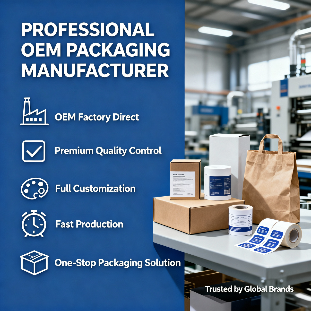 Custom Printed Packaging Box Custom Size Cardboard Folding Carton Box for Gift Cosmetic Electronics Apparel Packaging