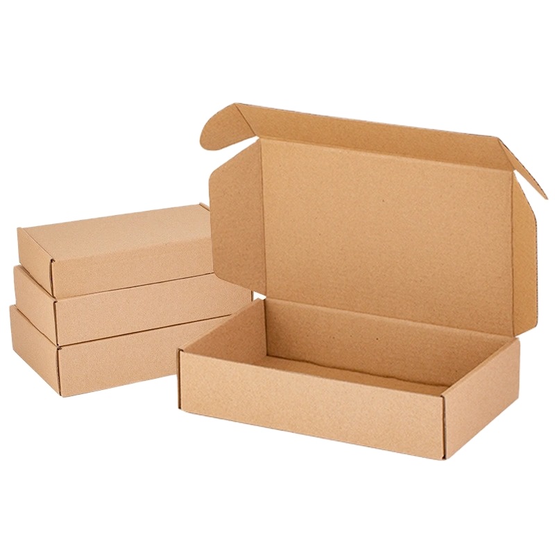 OEM Factory Custom Corrugated Gift Fold Box Eco-Friendly Shipping Paper Mailer Packaging with Logo Embossed