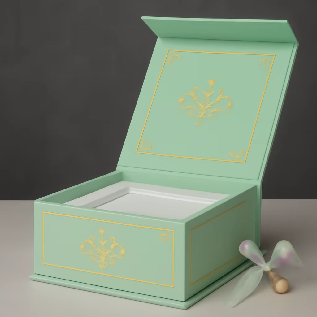 Factory Custom High-End Paperboard Gift Box with Lid Luxury Perfume Packaging Boxing Featuring Custom Logo