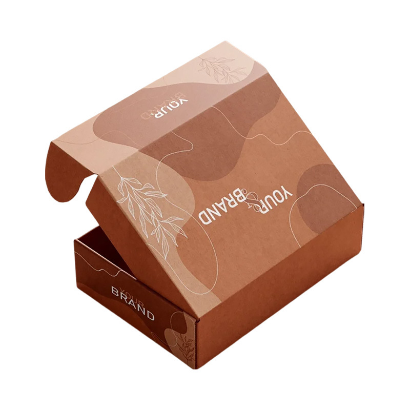 Custom Corrugated Folding Carton Packaging Box for Candle Recyclable UV Coating Handle Color Printing