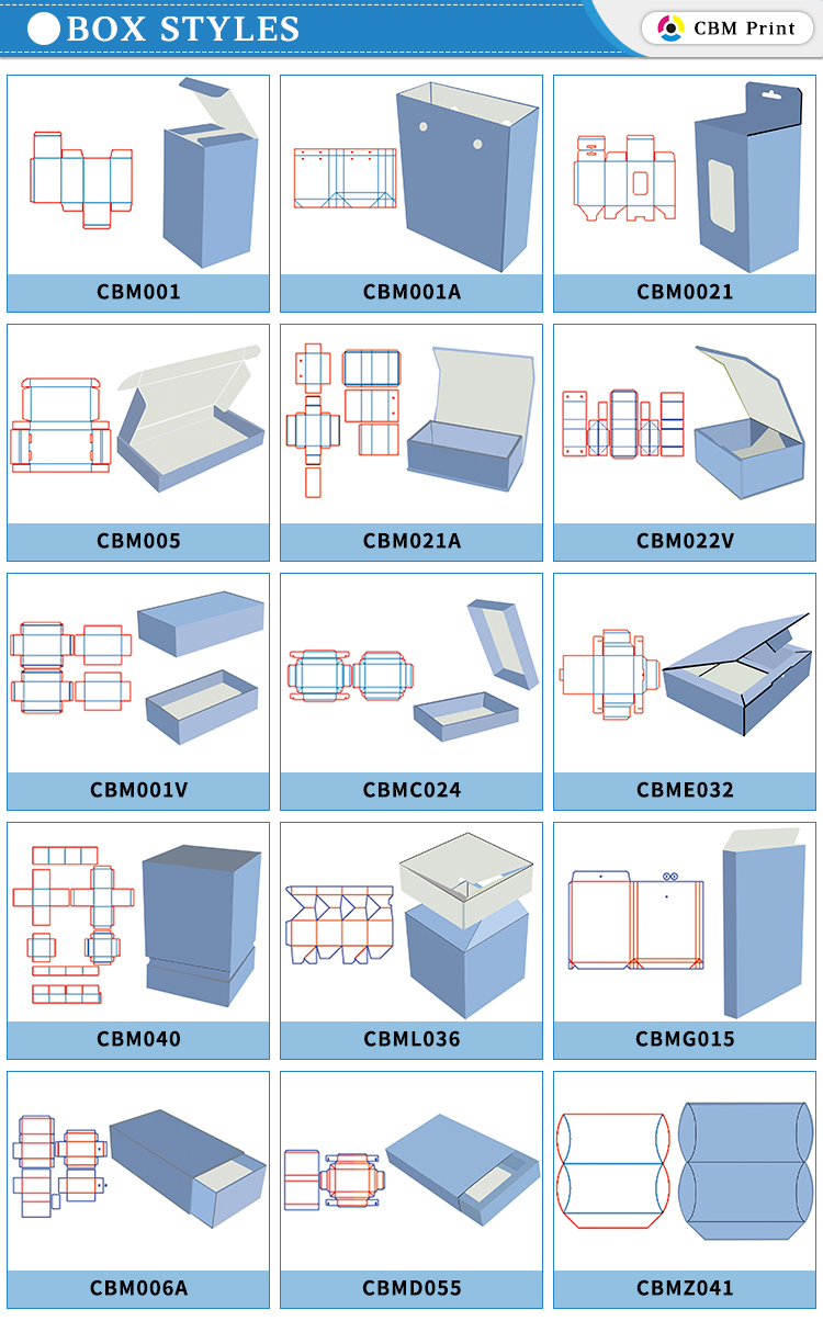 Available Box Styles