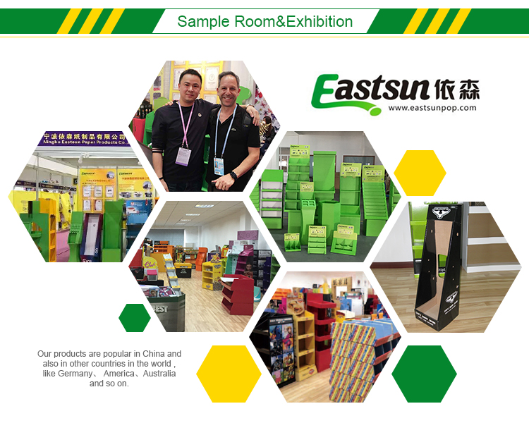 Customized Recyclable Corrugated PDQ Display Box Premium Paper Boxes for Product Presentation