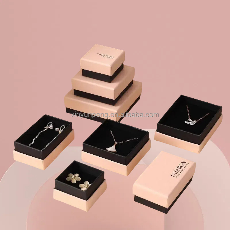5*5*3 Spot Wholesale World Cover Storage Box Earring Ring Jewelry Box Necklace Pendant Jewelry Gift Box