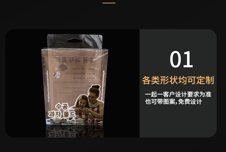 Transparent PVC Foldable Package Box for Cosmetics Perfume Lipstick Eyelash Mascara Eye Shadow Lotion Craft Shampoo Recyclable