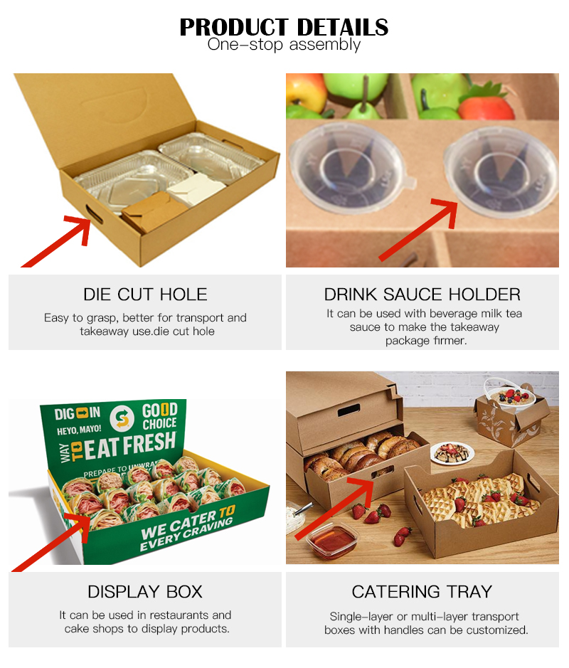 Eco friendly cookie packaging box
