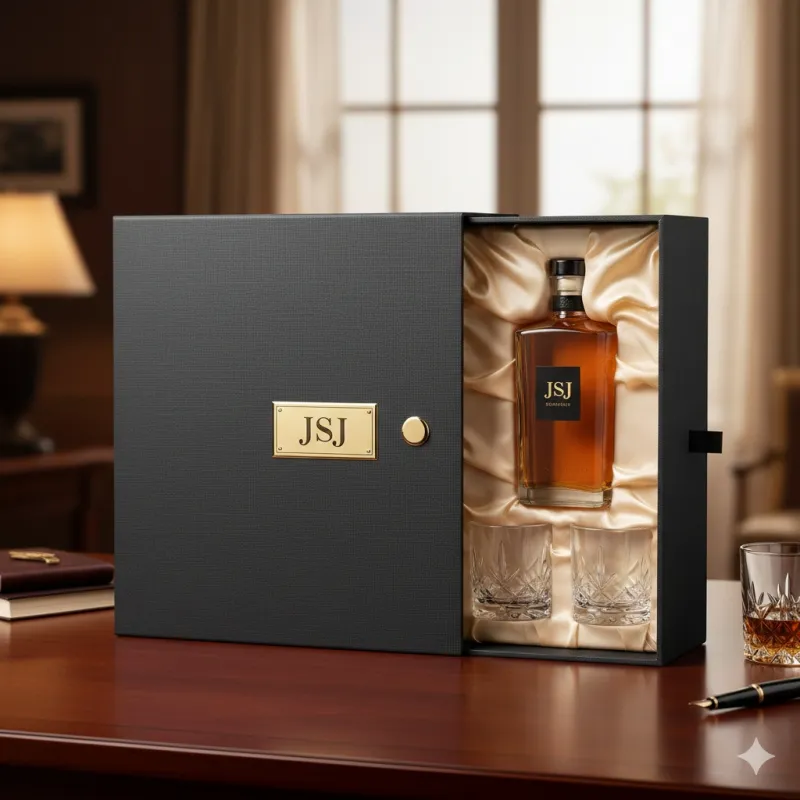Luxury Wine Box with Handle