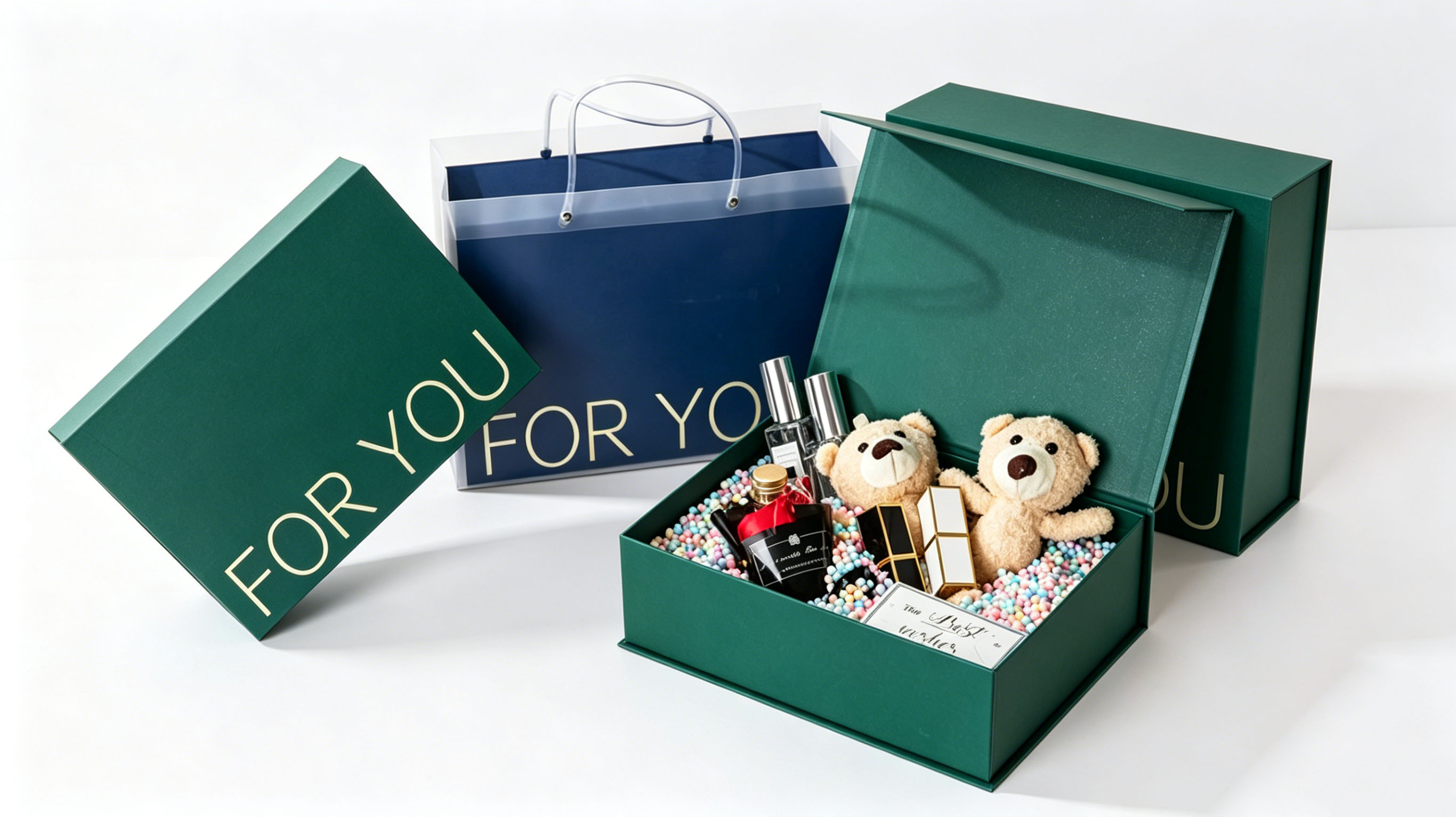 Glitter Paper Flip Gift Box Rigid Board Glossy Matt Lamination UV Coating Silk Custom Logo Clothes Shoes Elegant Square Box