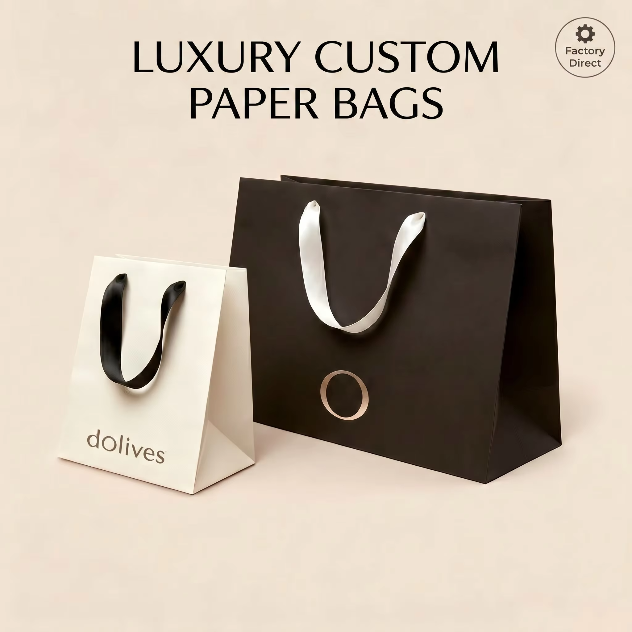 Custom Luxury Paper Bag Small Gift Bag Jewelry Packaging Perfume Box For Food &amp; Shopping Garment Bags Paper Bags With Logo