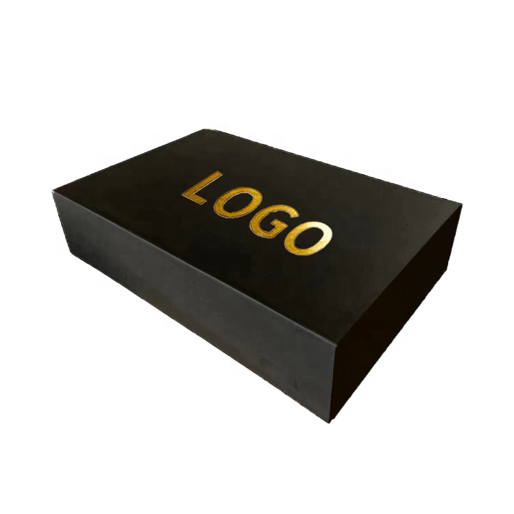 New Custom Design Large Logo Paper Magnetic Folding Box Packaging Luxury Rigid Cardboard Foldable Gift Box
