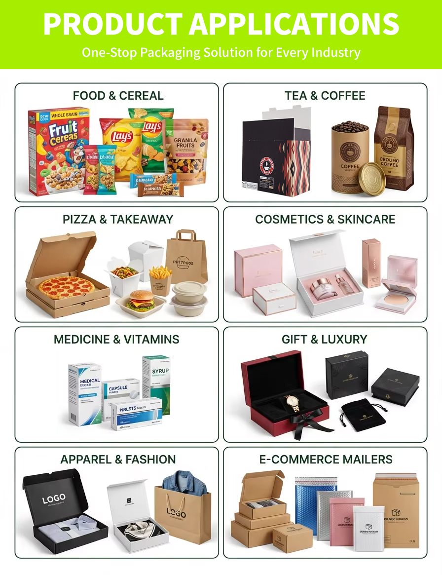 Custom Printed Folding Corrugated Shipping Box Easy Tear Zip Strip Packaging Solutions Mailer Paper Boxes for Cosmetic