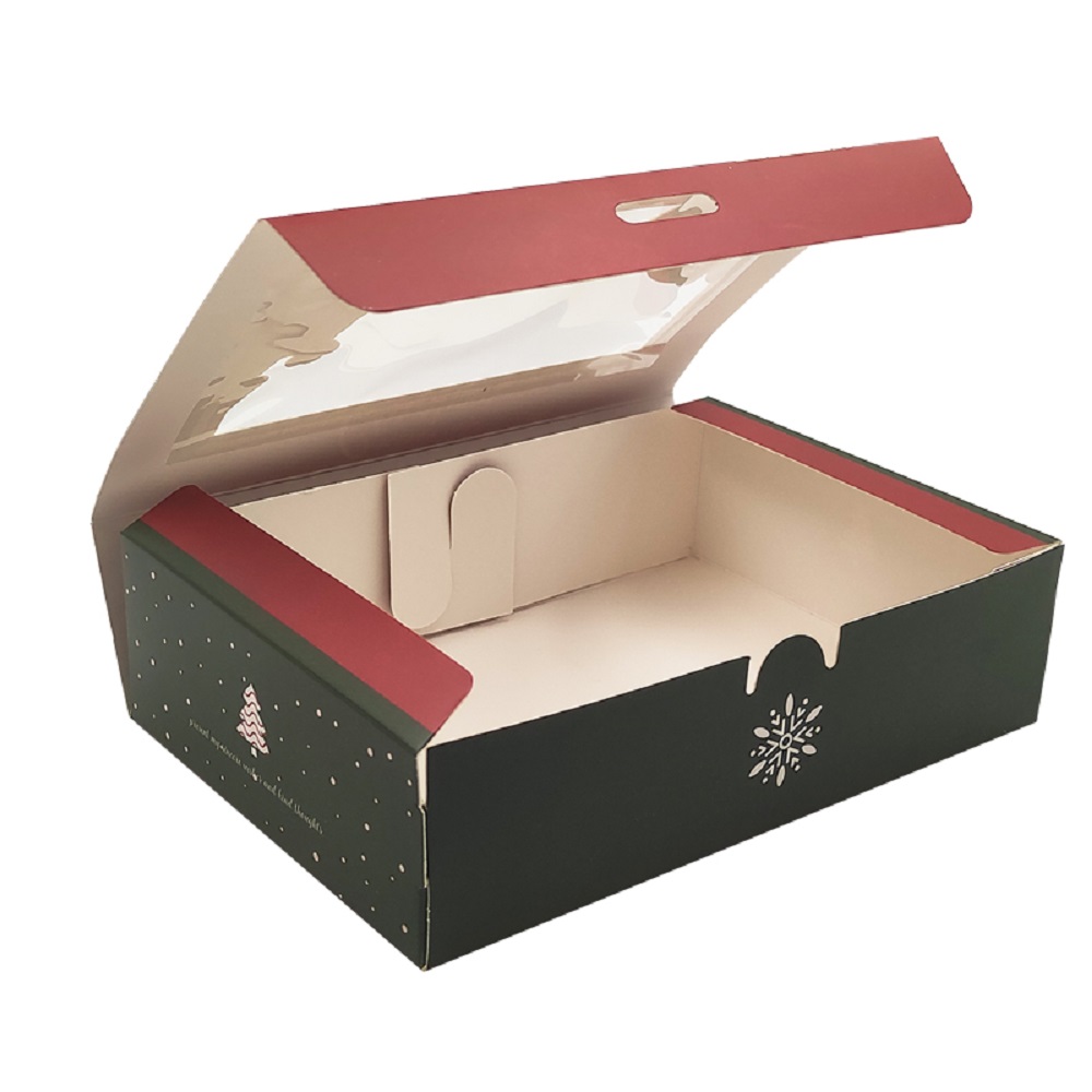 Custom Luxury Christmas Decoration Gift Paper Boxes Christmas eve Gift Present Box