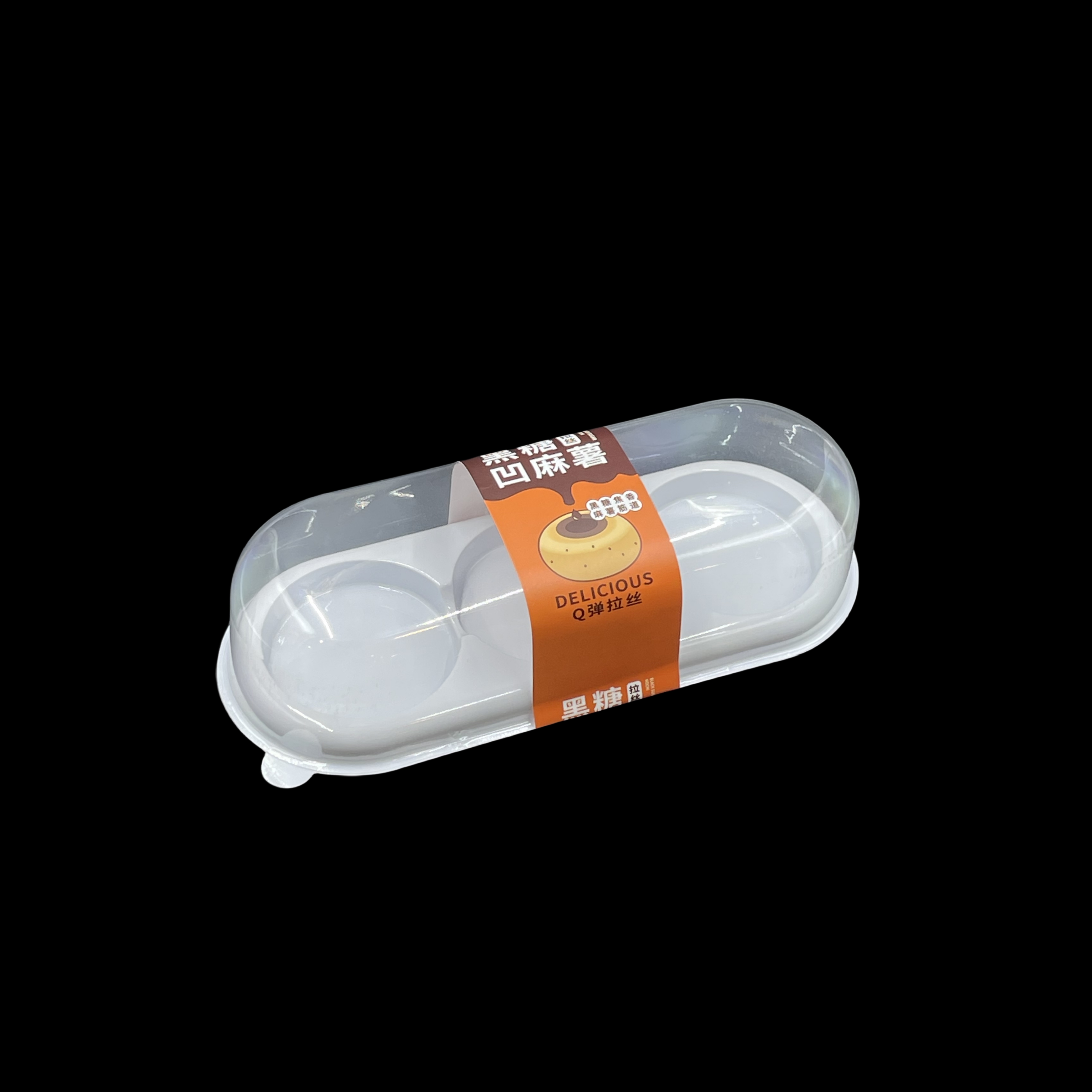 Food Grade Stackable Heavy Duty Recycled Food Plastic Boxes Disposable Container for Cake Pizza Bread Salad Sushi