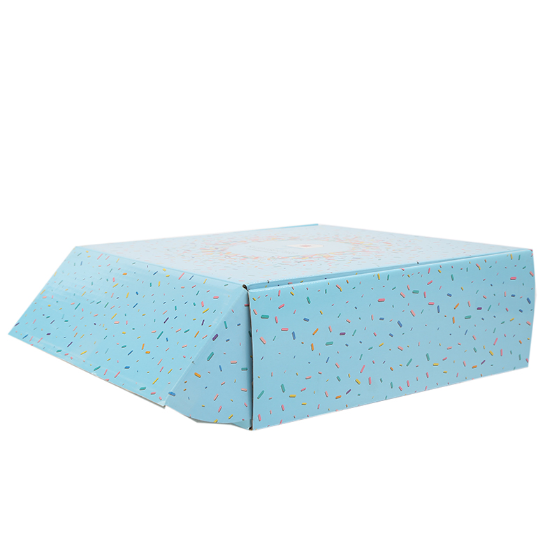 Manufacture Custom Promotional Flat Craft Paper Gift Box with Customized Size