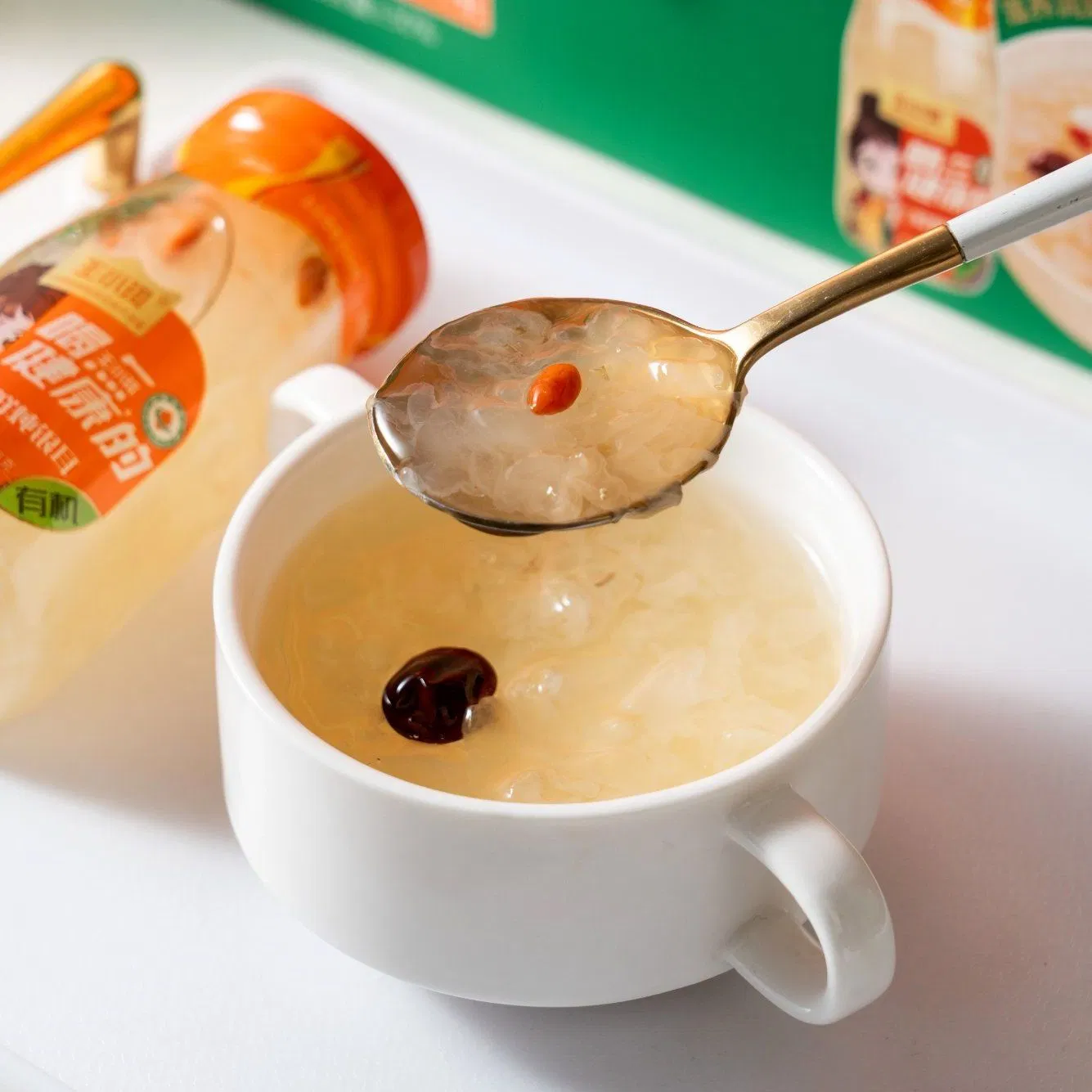 Organic Instant Drink White Fungus Souvenir Corporate Promotional Gift Box