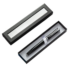 Cheap Promotional Gift Clear Transparent Pen Box for One Picec Acrylic Display Crystal Pen Rectangle Parking Case