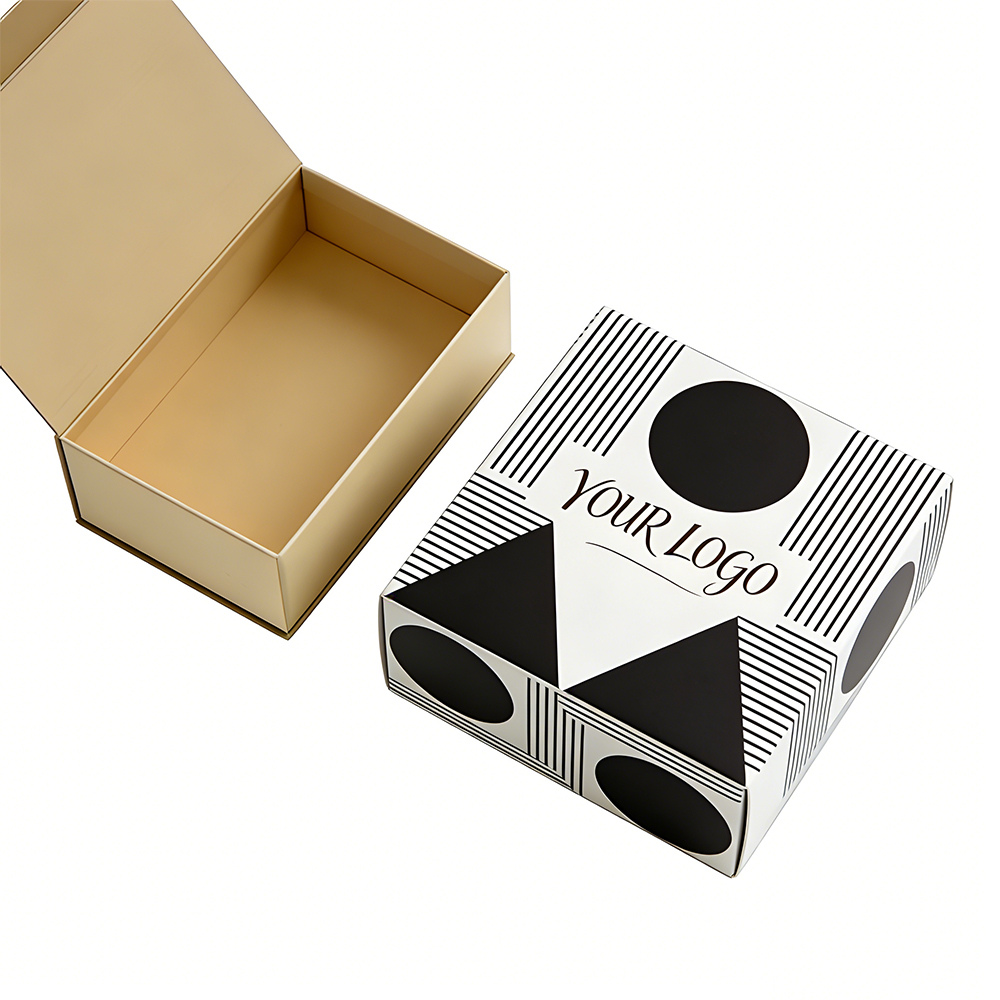 Custom Luxury Magnetic Rigid Flip Lid Gift Box Premium Cardboard Packaging for Cosmetics, Jewelry, Electronics &amp; High-End Gifts