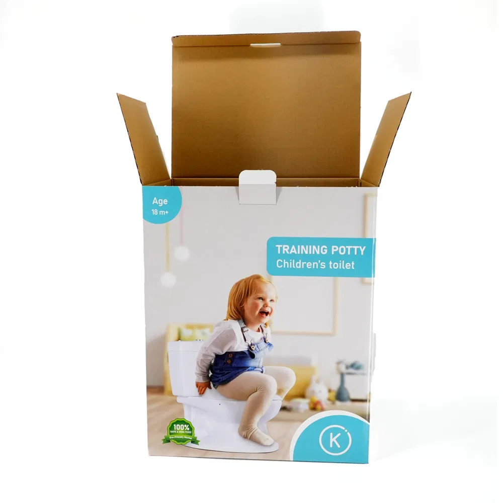 2024 Hot Selling Corrugated Paper Children's Toilet Toy Packaging Box Retail Box