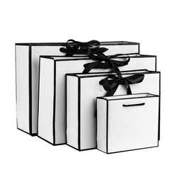 Ribbon Personalized shopping paper bag