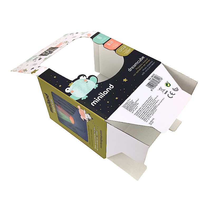 Wholesale Custom Printing Eco-Friendly Tuck Top Corrugated Kraft Foldable Toy Doll Gift Packing Paper Box With Clear Window