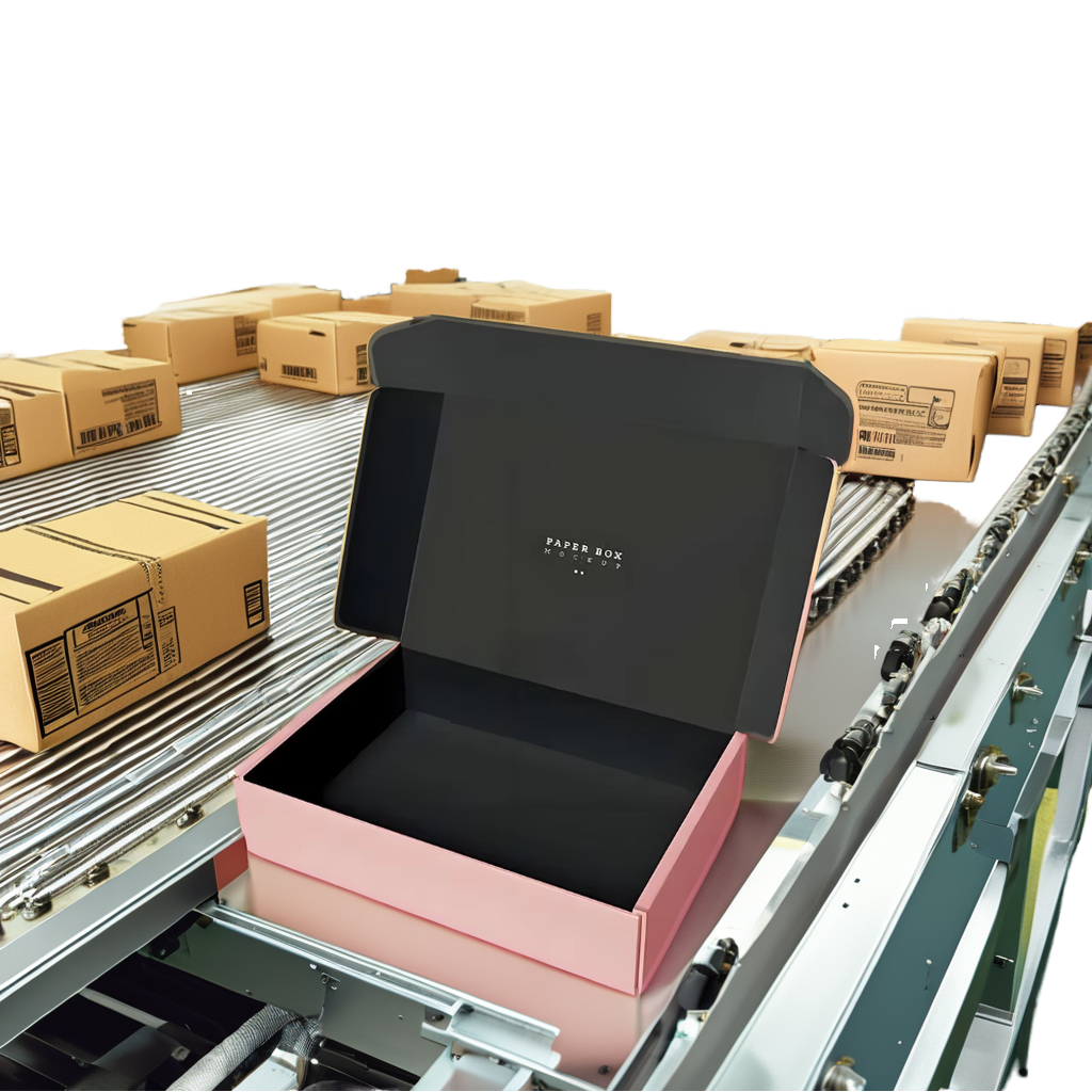 Custom Luxury Corrugated Waterproof Packaging Shipping Boxes Reusable Folding Mailer Custom Boxes With Logo
