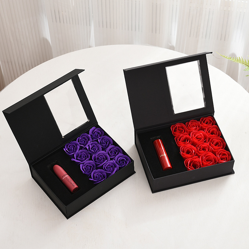 Flower Champagne Jewelry Candle Wine Glass Cup Goblet Mug Cosmetic Perfume Printing Lovely Cardboard Gift Box for Mother′ S Day Valentine's Day Birthday