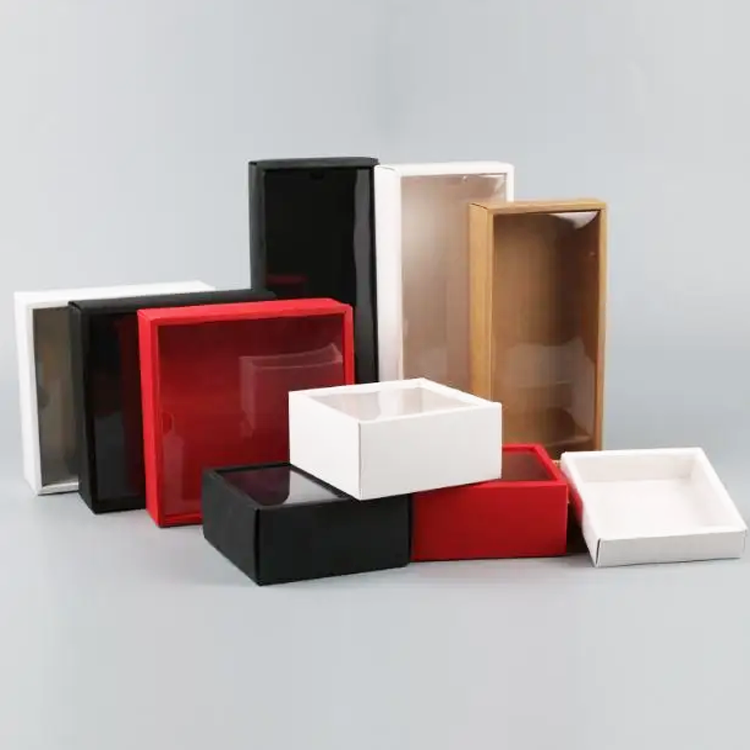 Custom Good Looking Paper Gift Box &amp; Paper Box Packaging with Pvc Window Display