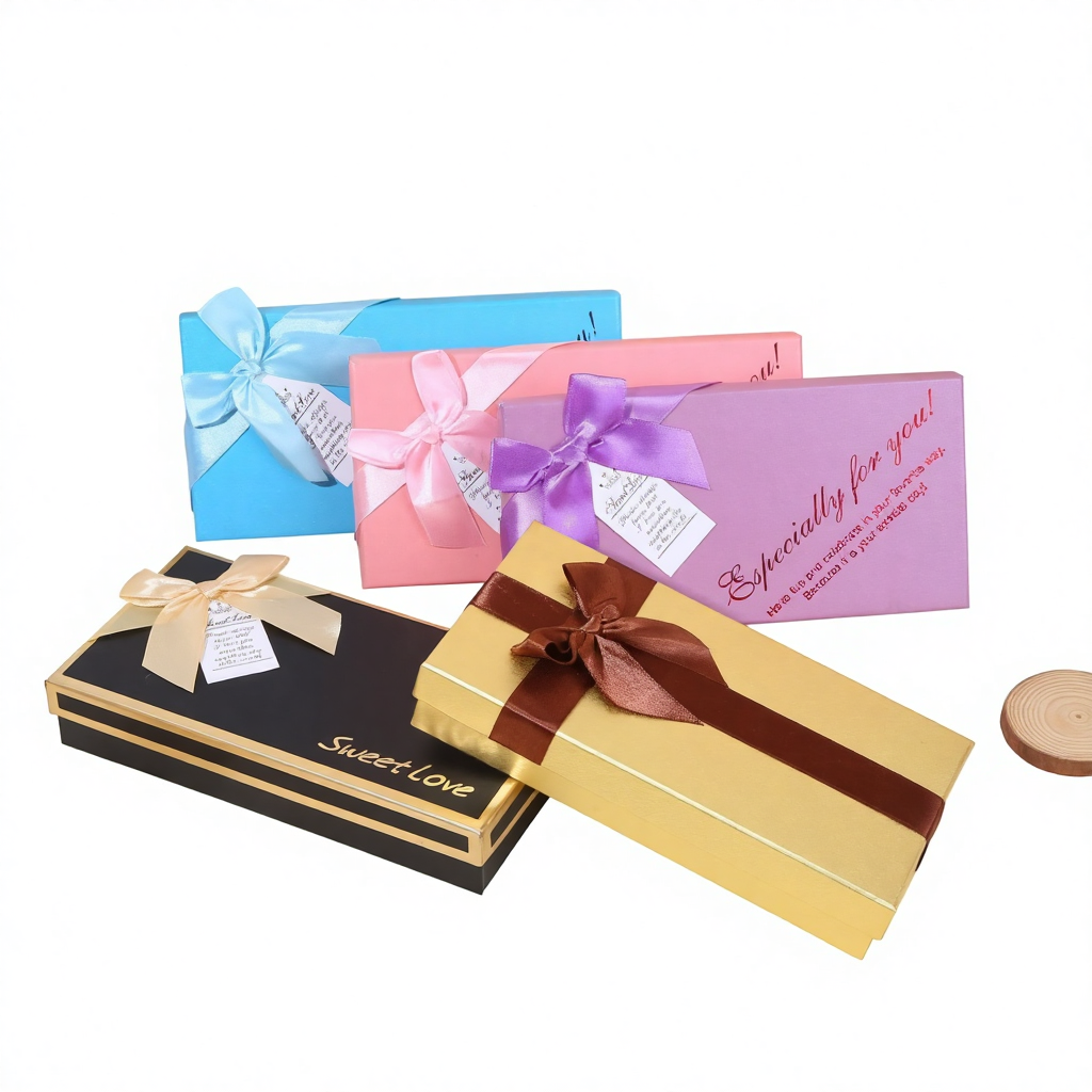 Airplane-shaped Chocolate Bar Food Storage Gift Box with Window 18 Compartments Valentine's Day New High-end Design