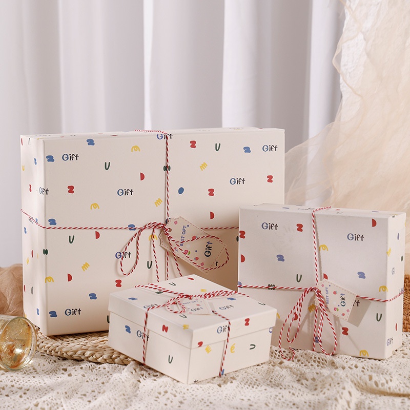 Eco-Friendly Custom Square Box with UV Spot Printing Custom Logo for Gift Packaging