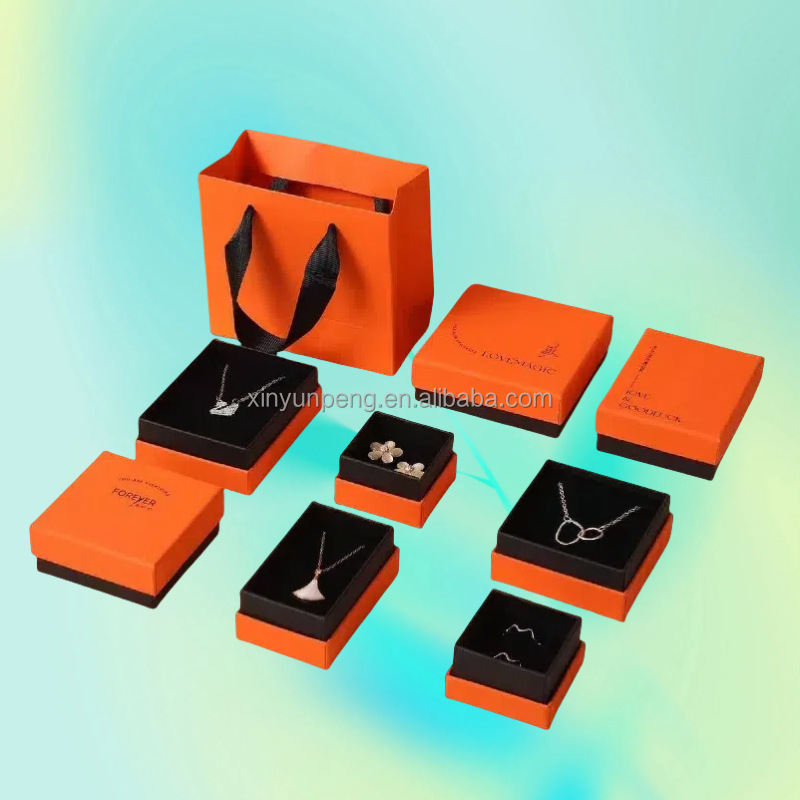5*5*3 Spot Wholesale World Cover Storage Box Earring Ring Jewelry Box Necklace Pendant Jewelry Gift Box