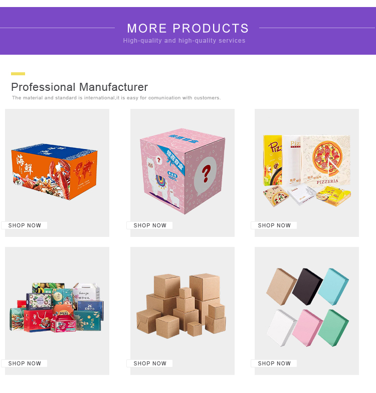 Diverse packaging selections
