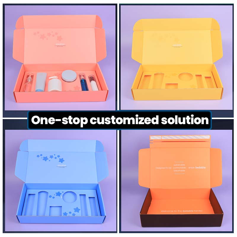 Personalized Custom Packaging Boxes pink Shipping Box Gift Mailer Corrugated Carton Moving Cardboard Box With Logo