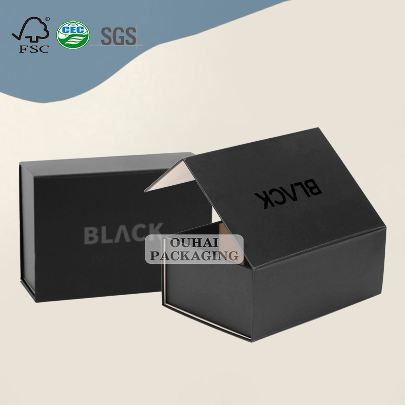 Recyclable Cardboard Paper Hard Rigid Magnet Boxes Custom Your Size and Logo Luxury Folding Packaging Gift Box with Magnetic Lid