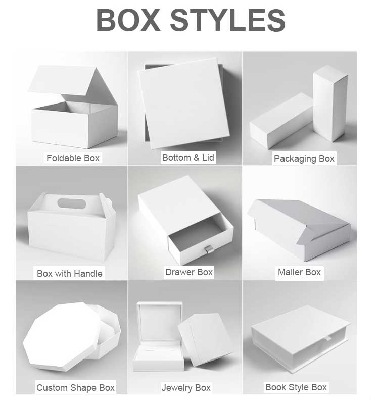 Customized Hard Cardboard Sliding Drawer Box Rigid Boxes Glossy Lamination Custom Logo Printing Recycled Materials Sponge
