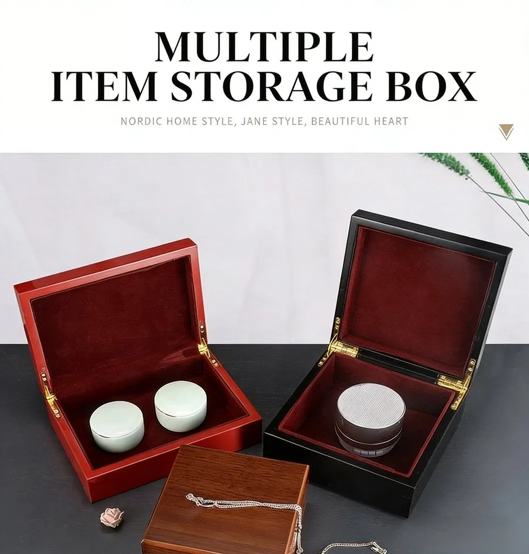 Elegant Wooden Gift Boxes for Jewelry, Watches, and Wine