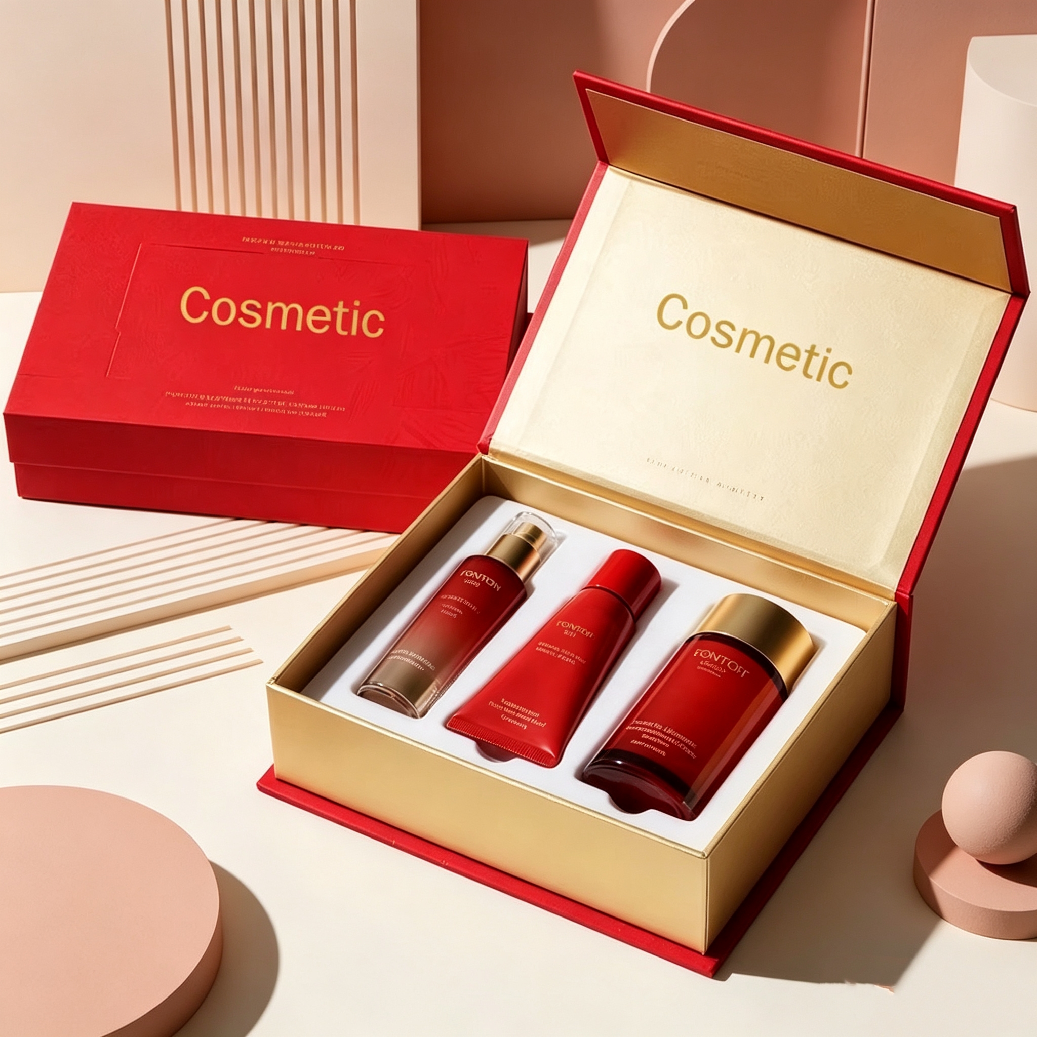 Low MOQ Custom Luxury Magnetic Closure Box Free Sample Premium Paper Gift Box for Cosmetic Brands