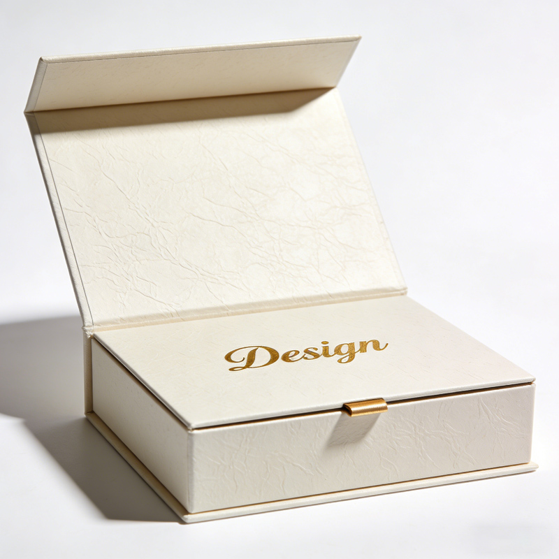 Luxury Custom Storage Paper Box White Black Recycled Cardboard High End Matt Lamination Cosmetic Rigid Gift Box