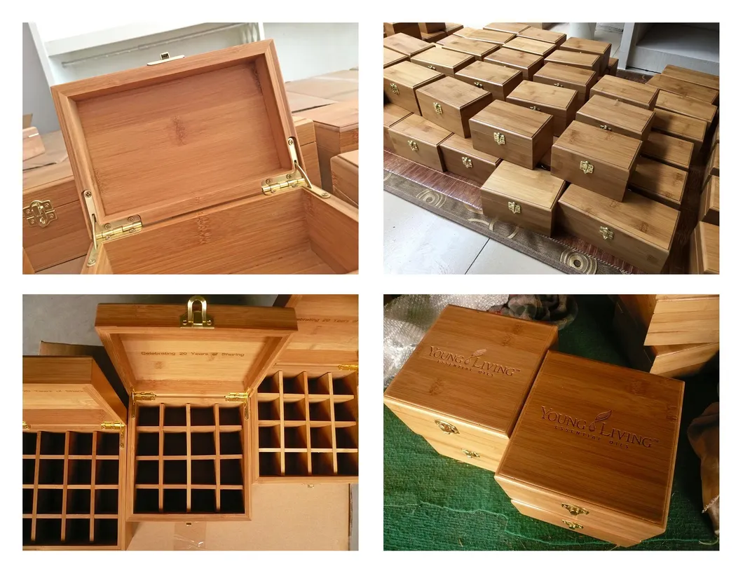 Handmade Gift Box Customized Multifunctional Bamboo Tea Wine Kitchen Supplies