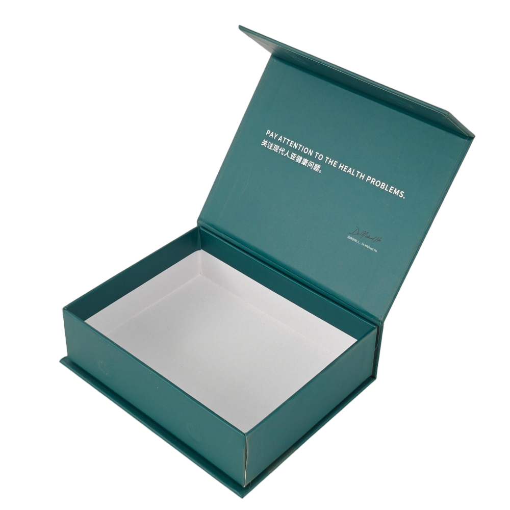 Custom Luxury Rigid Cardboard Portable Reusable Eco-Friendly Magnet Boxes Premium Magnetic Closure Flip Top Mailer Box Matte